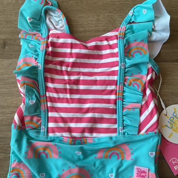Ruffle Butts Swimming Suit.  Girl’s size 2T. New with tags. One piece. - Picture 4 of 6